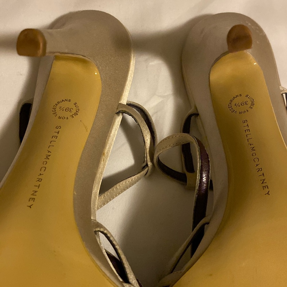 Stella McCartney strappy sandals heels size 39.5 - Picture 13 of 16